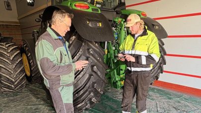 Digital kommunikasjon med appen TryggDrift. Foto: Stine Helland