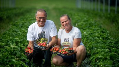 Anita og Kurth driver Søndre Røine Gård, Foto: Torbjørn Tandberg